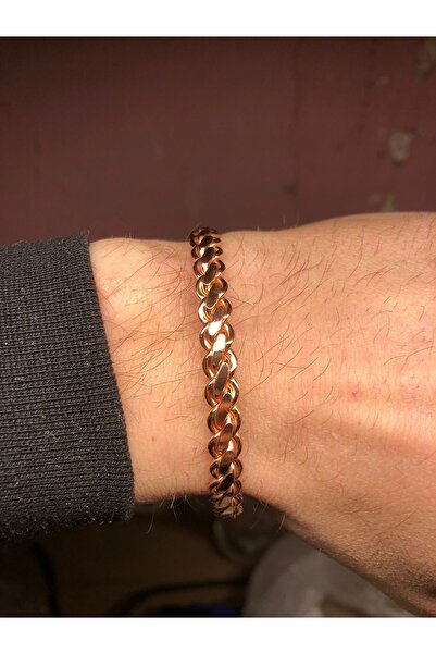 KAVELE Saf Bakır Burgu Bileklik