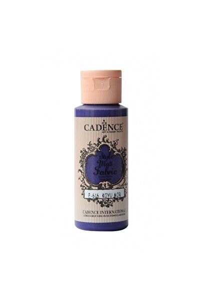 Cadence Sytle Matt Kumaş Boyası 59ml F-616 Koyu Mor