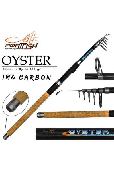 Genel Markalar Portfish Oyster Model Teleskopik Carbon Balıkçı Olta Kamışı 30...