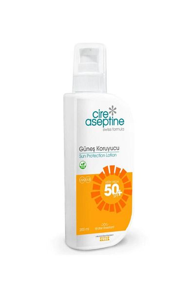 CIRE ASEPTINE Mustore - Uva/Uvb Waterproof Sunscreen 50 Spf 200 ml