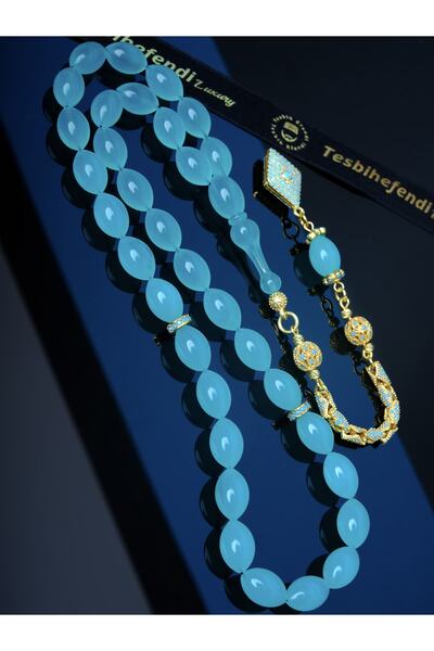 TESBİHEFENDİ Zircon Design Argint Turcoaz Tesbih