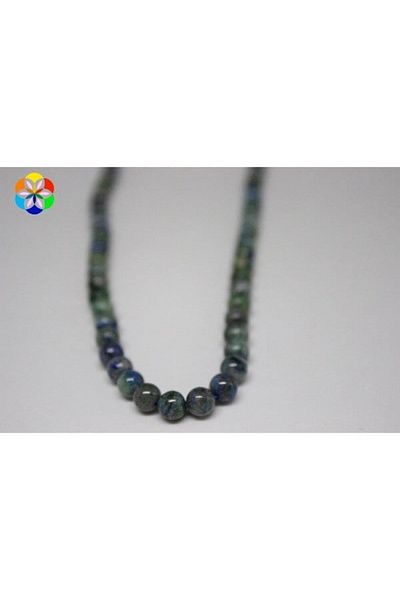 Yasamtohumu Azurite Stone 6mm/10 Pieces (PAINTED)