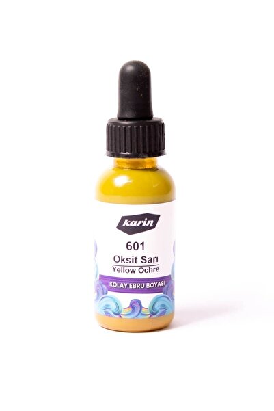 Karin Kolay Ebru Boyası 30ml - Oksit Sarı 601