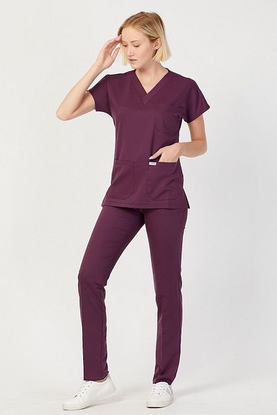 Owlet Medikal Lycra Plum Surgical Suit