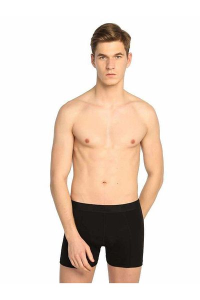 Tutku Ανδρικά μποξεράκια Lycra Elastan 3 τεμαχίων Μαύρο Λευκό Γκρι