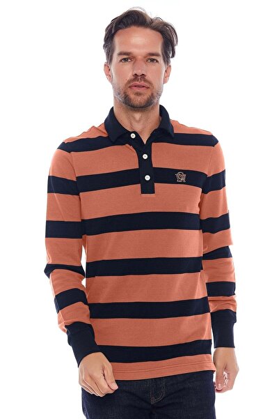 Galvanni Erkek Turuncu Polo Sweatshirt - Sorıano