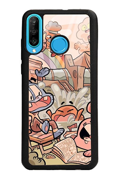 Spoyi حافظة هاتف هواوي P30 Lite بتصميم غامبول لامع