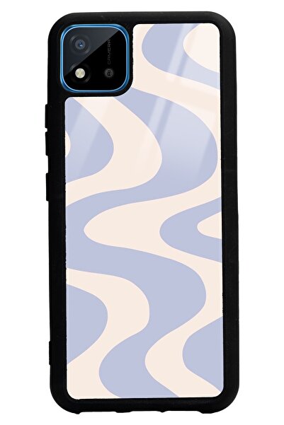 Spoyi Oppo Real Me C11 Wave Efect Tasarımlı Glossy Telefon Kılıfı