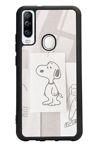 Spoyi General Mobile 20 Pro Uyumlu Snoppy Tasarımlı Glossy Telefon Kılıfı