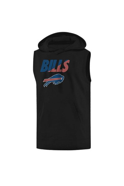usateamfans Ανδρικό λευκό αμάνικο φούτερ Buffalo Bills