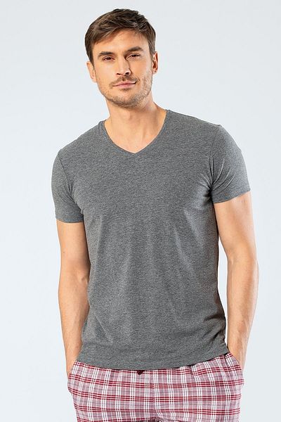 Cacharel Ανδρικό T-shirt με λαιμόκοψη V - 95% βαμβάκι, 5% Lycra