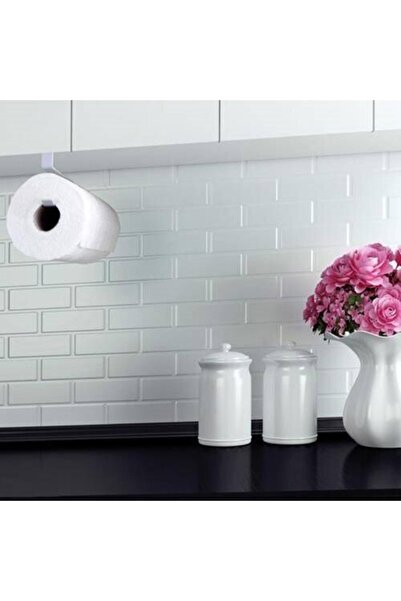 YFHOME Metal Tezgah Üstü Dolap Kapağına Takılan Kağıt Havlu Askısı