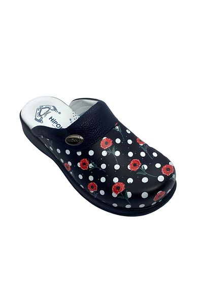Hipokrat Medikal Sabo New Rosy Navy Blue - Papuci cu model Nurse Doctor Sabo