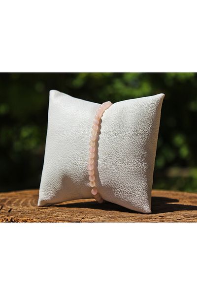 Mıçı Pink Quartz Bracelet 4mm Natural Stone