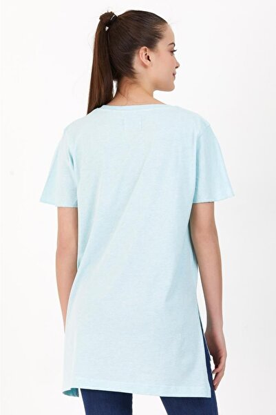 Slazenger Merılyn Kadın T-shirt Yeşil Kadın Yeşil Tişört Uzun Tişört