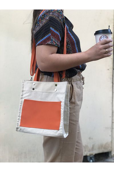 sutra Linen Women's Shoulder Handbag
