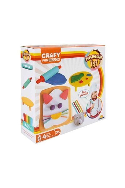Sunman Toy Sun-sabc-crafy Play Dough Set Pastry 4x50gram S00002016