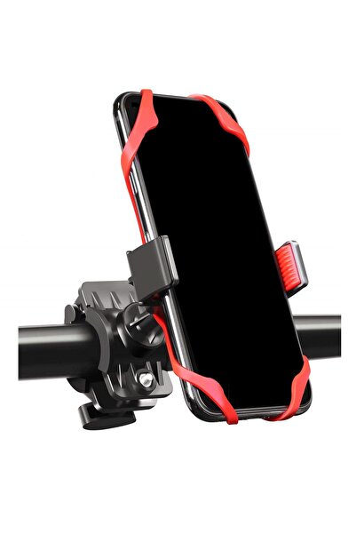 resolut Motosiklet - Bisiklet Gidon Bağlantılı Kıskaçlı Telefon Tutucu