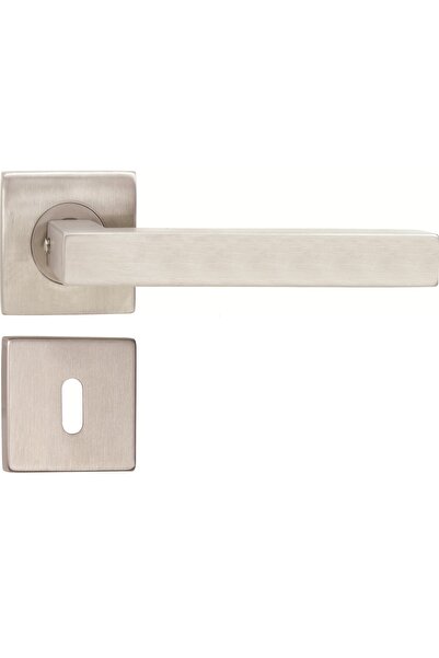 Siba Parma Oda Rozetli Ss304 Paslanmaz Çelik Kapı Kolu Takımı