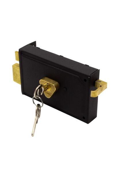 yuma kilit Yuma Trajlı Lock Matte Black Square