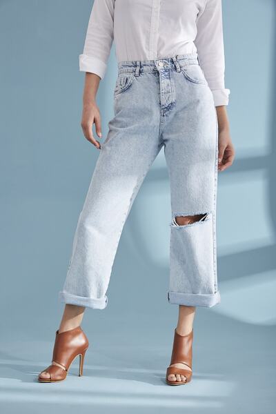 AYAKKABI PRENSİ 6466 Tan Matte 10 cm Women's Classic Heeled Shoes