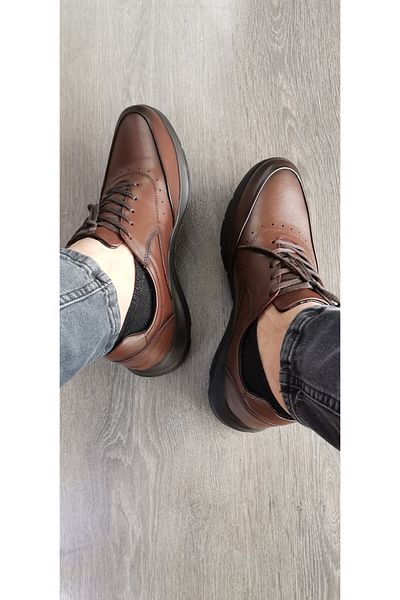 Everest 100% Leather Opropedic Poly Sole Lace Up Classic Men's Shoes