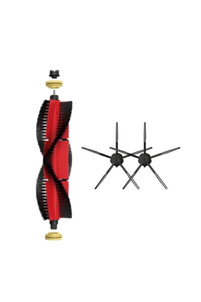 robotyedek Roborock S5 Max (μαύρο) - Συμβατή ανταλλακτική κύρια και πλαϊνή βο...