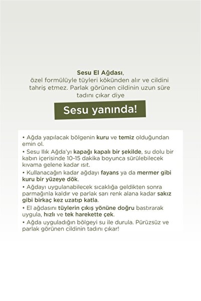 Sesu El Ağdası Tüm Ciltler 250 Gr X 2 Adet