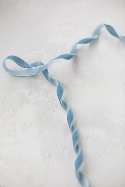 E Elmas Μωβ Μπλε Βελούδινη Κορδέλα 1cm - 5m