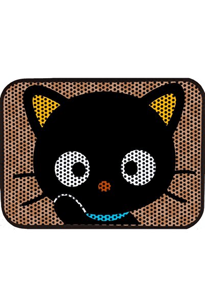 Pet Palace Elekli Tuvalet Önü Kedi Kumu Paspası,renkli Desenli,kum Toplayıcı,...