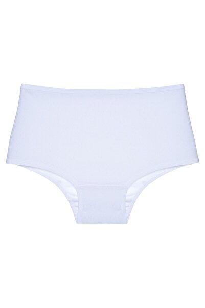 Imoda Kadın Siyah Beyaz Ten Rengi 3'lü Paket Yüksek Belli Külot