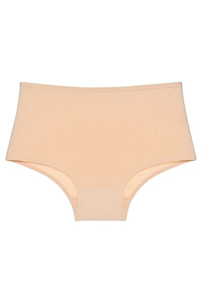 Imoda Kadın Siyah Beyaz Ten Rengi 3'lü Paket Yüksek Belli Külot