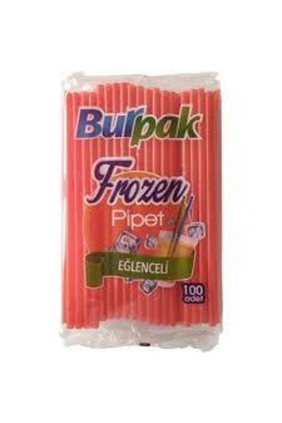 Dolphin Burpak Frozen Straw 100pcs