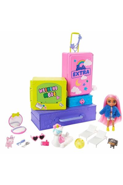 mattel Barbie Extra Mini ve Hayvan Dostları'nın Seyahat Maceraları Hdy91