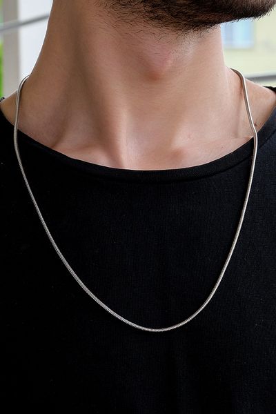 TESBİHCİBABA 65 cm Trend Model Stainless Steel Men's Necklace