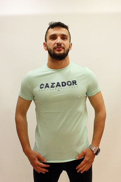 Cazador Ανδρικό μπλουζάκι με στάμπα Jazz 4133