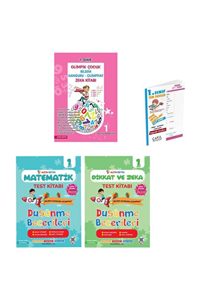 Altın Nokta Yayınları Altın Nokta 1. Sınıf Olimpik Çocuk Bilsem Ve Dikkat Zek...