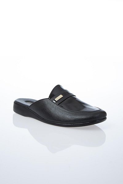 Pierre Cardin ®| PC-0291 - 3309 Patent Leather Black - Men's Slippers