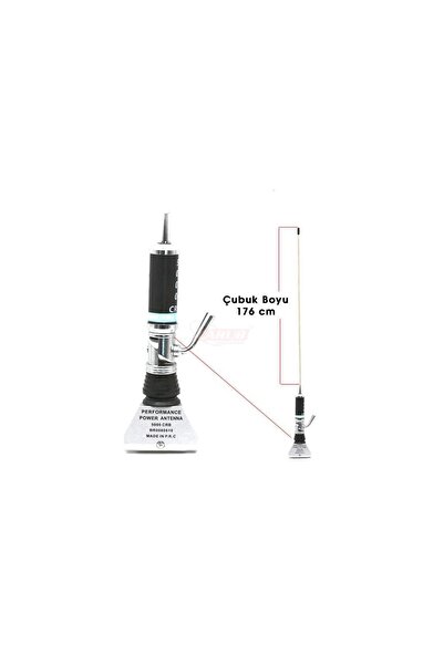 Carub Anten Magnum Telsiz 2 Mt Turbo 5000 Perform Br0080610 Uyumlu