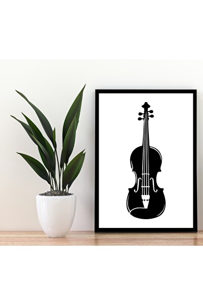 Deephediyem Ζωγραφική τοίχου με μαύρο πλαίσιο