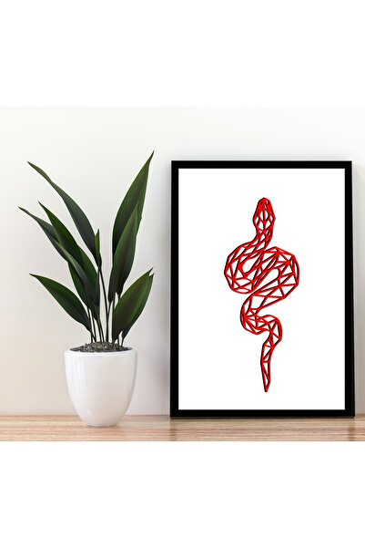 Deephediyem Ζωγραφική τοίχου με μαύρο πλαίσιο