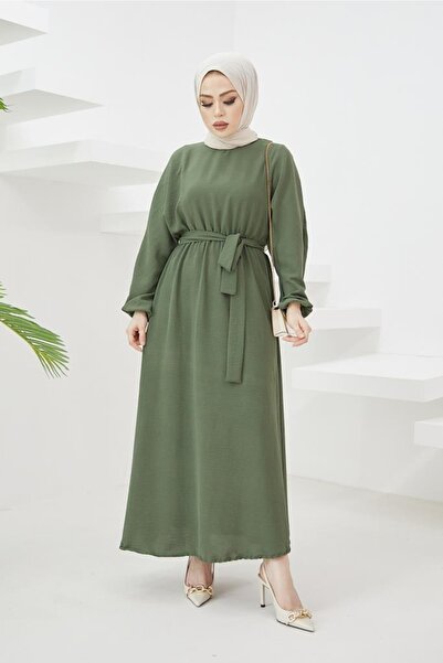 benguen Φόρεμα 424-1aerobin Hijab Khaki