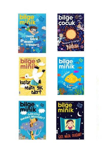 Bilge Minik Dergisi Gökyüzü Neden Mavidir ? - Gece Nasıl Oluşur ? - Balıklar ...