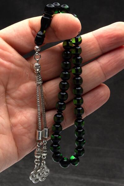 OTTOTESBİH Erkek Babalar Günü Hediyesi Kehribar Tesbih, Toz Kehribar Tesbih