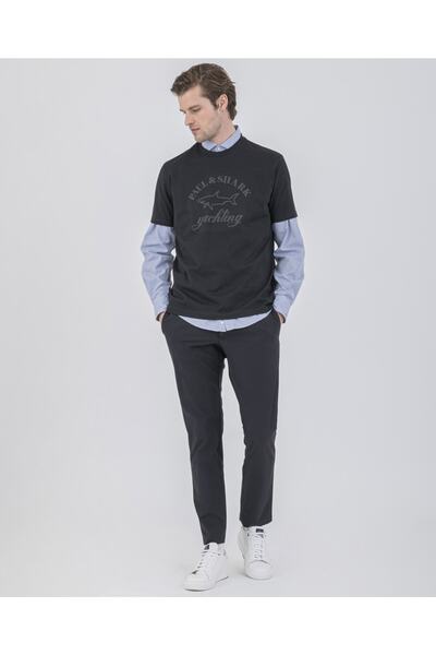 PAUL&SHARK Ανδρικό πλεκτό μπλουζάκι