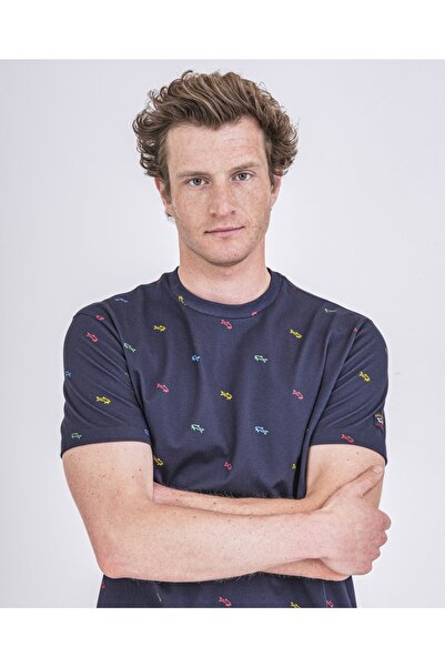 PAUL&SHARK Men's Knitted T-shirt C.wCotton