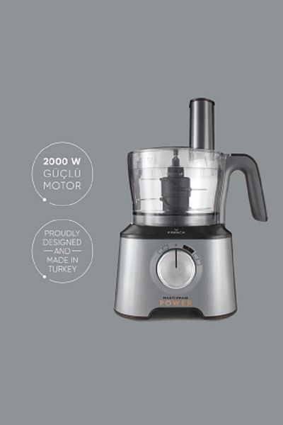 Karaca Mastermaid Power Multifunctional 10 In 1 Galaxy Gray Food Preparation Set 2000w