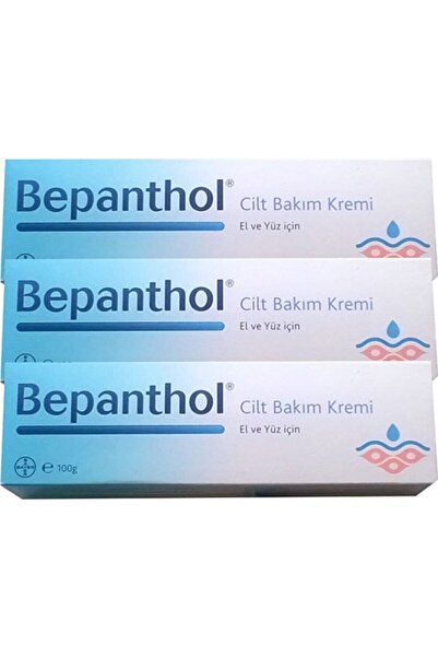 Bepanthol Cilt Bakım Kremi 100gr-3 Adet