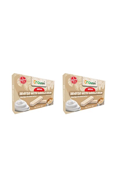 Dr.Gluten Glutensiz Vanilyalı Gofret 100 G X 2 Paket