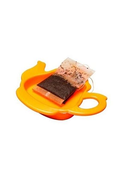 Çokuygunuz Teapot Shaped Plastic Bag Shake Tea Garbage Coaster Coaster